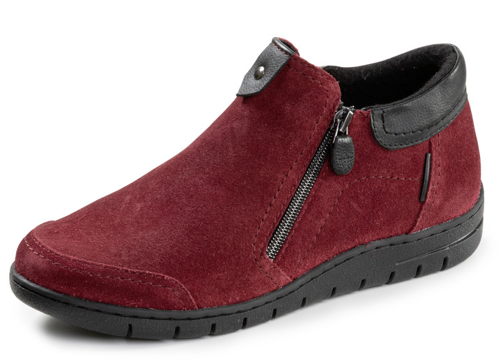 Stiefel & Stiefeletten - ELENA EDEN, bequeme Damen-Boots, Weite H, mit herausnehmbarem Fussbett, in Größe 036 bis 042, in Farbe DUNKELROT Ansicht 1