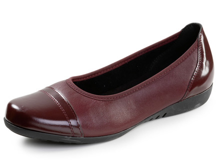 ELENA EDEN, klassische Damen-Ballerinas, Weite G, mit herausnehmbarem Fussbett