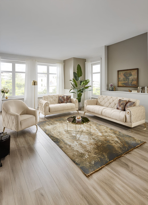 Funktions-Polstermöbel - Polstermöbel, in Farbe CREME, in Ausführung Sessel Ansicht 1