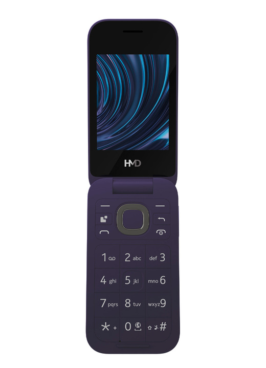 Smartphones & Telefone - Großtasten-Klapphandy, in Farbe LILA Ansicht 1