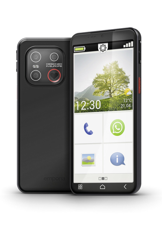 Smartphones & Telefone - SMART.7mini Smartphone, in Farbe SCHWARZ Ansicht 1