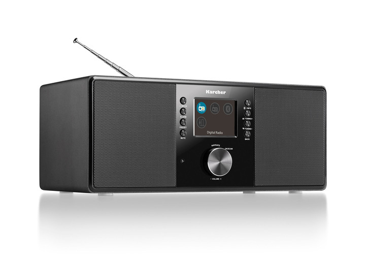 Modern - «Karcher» DAB 5000+ Digitalradio, in Farbe SCHWARZ Ansicht 1