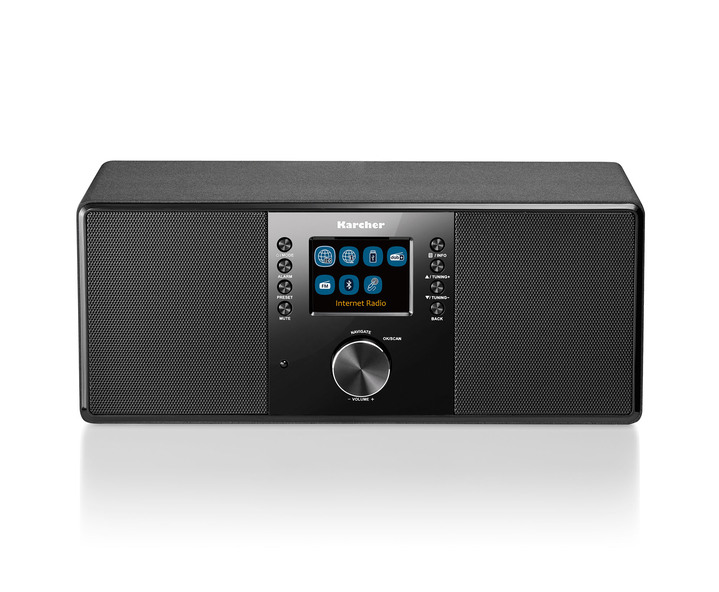 Modern - «Karcher» DAB 7000i Internetradio mit WLAN, in Farbe SCHWARZ Ansicht 1