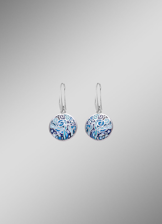 Damen-Modeschmuck - Moderne Ohrringe mit Mosaikmuster, in Farbe  Ansicht 1