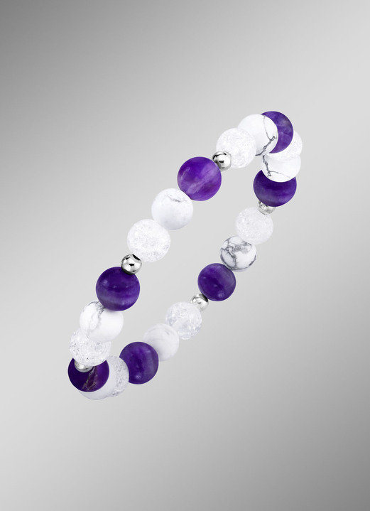 Damen-Modeschmuck - Amethyst-Armband, in Farbe  Ansicht 1