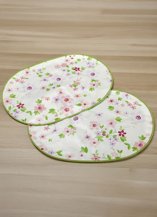 Tischdecken - Tischdekoration in pflegeleichter Qualität, in Größe 108 (Mitteldecke, 80x 80 cm) bis 302 (2 Platz-Sets, 34x 47 cm), in Farbe WEISS Ansicht 1
