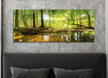 Bild «Wald mit Bach» vom Künstler Günter Albers
