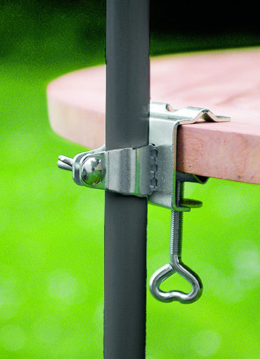 Gartenzubehör - Tischklammer aus verzinktem Stahl, in Farbe SILBER