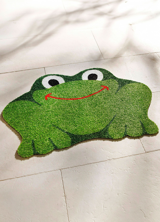 Fussmatten - Fussmatte «Frosch», in Farbe GRÜN Ansicht 1