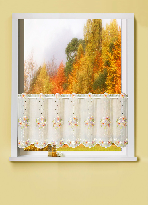 - Kurzstore «Stiefmütterchen», in Größe 748 (H40xB 91 cm) bis 842 (H55xB123 cm), in Farbe BUNT Ansicht 1