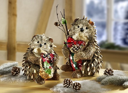 Igel aus Bast