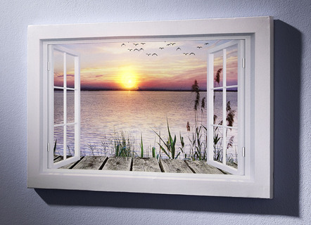 Batteriebetriebenes LED-Bild