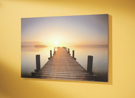 Bild mit Sonnenuntergang-Motiv