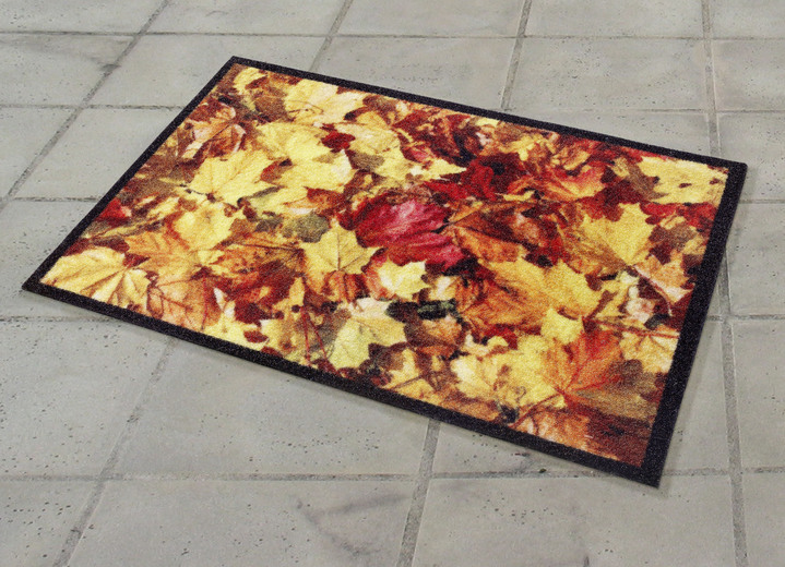 - Fussmatte mit Herbstblätter-Motiv, in Farbe BUNT Ansicht 1