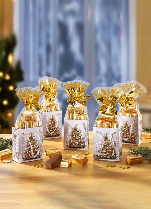 - Weihnachtsbaum-Tütchen, 5er-Set, in Farbe BUNT Ansicht 1