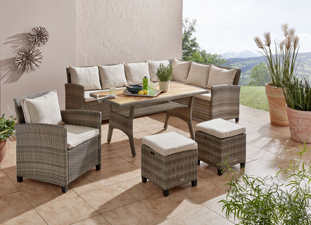 Lounge-Set «Flair» aus hochwertigen Materialien