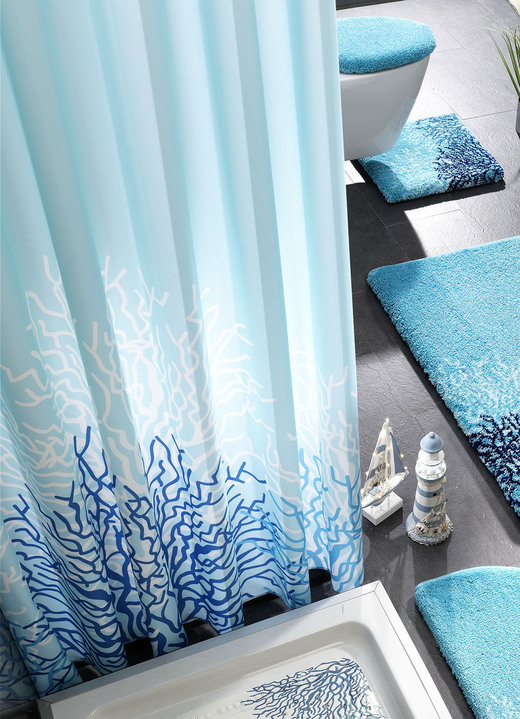 - Duschvorhang von Grund, in Farbe BLAU Ansicht 1