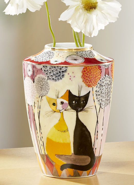 - Vasen von Rosina Wachtmeister aus dem Hause Goebel, in Farbe BUNT, in Ausführung Vase Soffioni