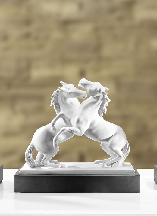 Figuren - Goebel Pferd von Hand gefertigt, in Farbe WEISS, in Ausführung Pferd 
