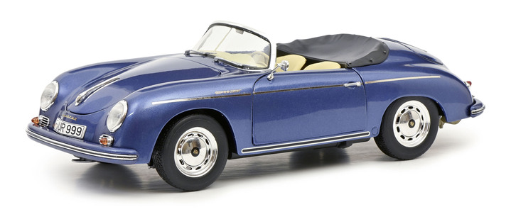 Sammlermodelle - Sportwagenklassiker Porsche 356 Speedster, in Farbe METALLICBLAU