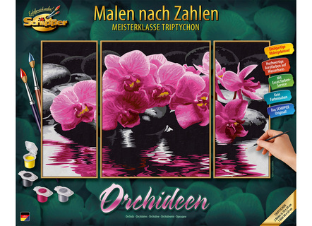 Malen nach Zahlen Orchideen