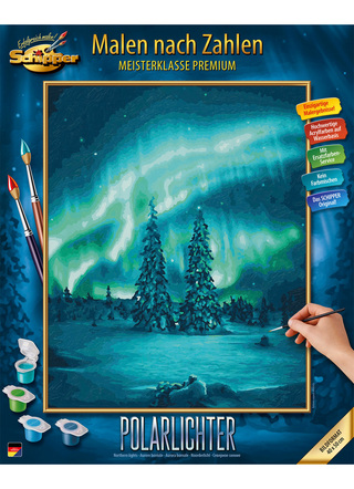 Malen nach Zahlen Polarlichter
