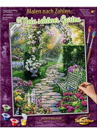Malen nach Zahlen Mein schöner Garten