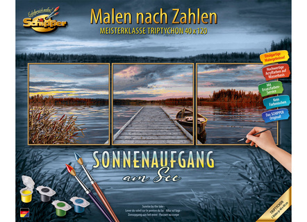 Malen nach Zahlen Sonnenaufgang