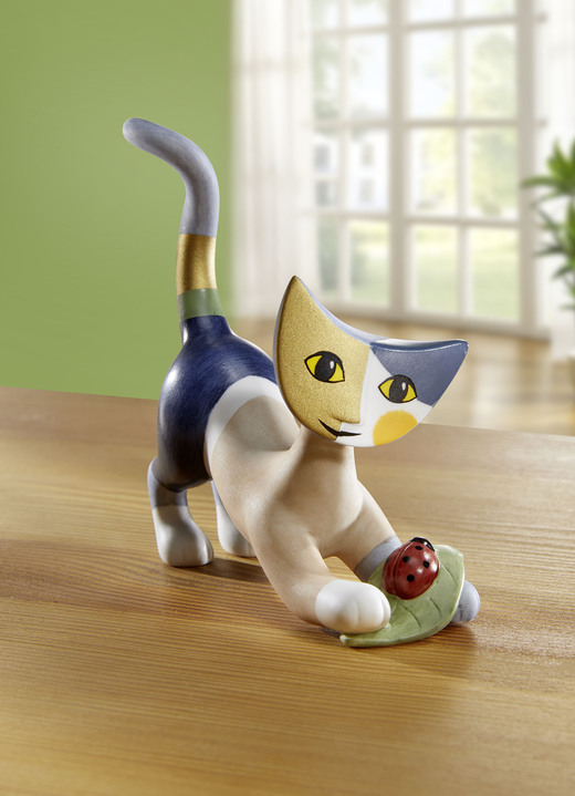 Figuren - Goebel Katze aus hochwertigem Porzellan, in Farbe BUNT