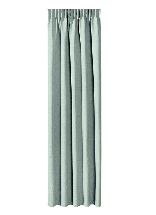 Klassisch - Energiespar-Verdunkelungsschals in Leinenoptik, in Größe 365 (H145xB135 cm) bis 464 (H245xB270 cm), in Farbe GRÜN Ansicht 1