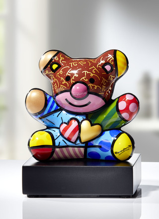 Handbemalter Teddybär aus dem Hause Goebel