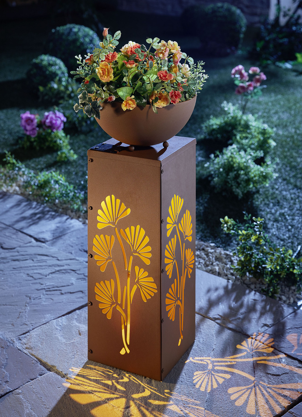 LEDDekosäule «Ginkgo» Gartendekoration Brigitte St. Gallen