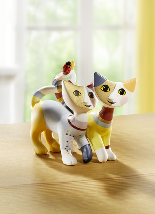 Katzenpaar Luca e Sofia aus der Rosina-Wachtmeister-Kollektion