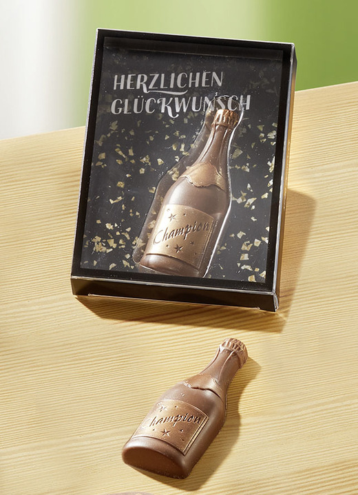 - Herzlichen Glückwunsch-Präsent Champagner, in Farbe BUNT