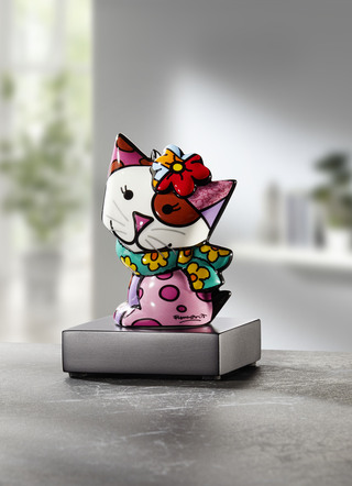Katze aus Porzellan