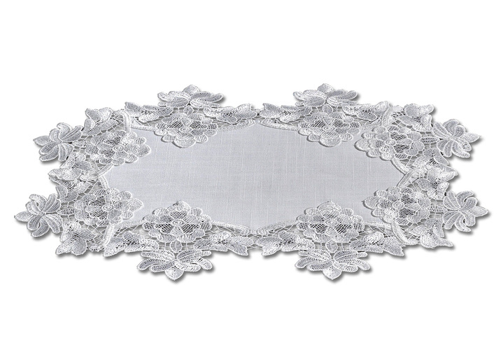 Tischdecken - Elegante Tischdecken und Accessoires , in Größe 101 (Deckchen, 35x 50 cm) bis 404 (Kissenbezug, 40x 40 cm), in Farbe SEKT Ansicht 1