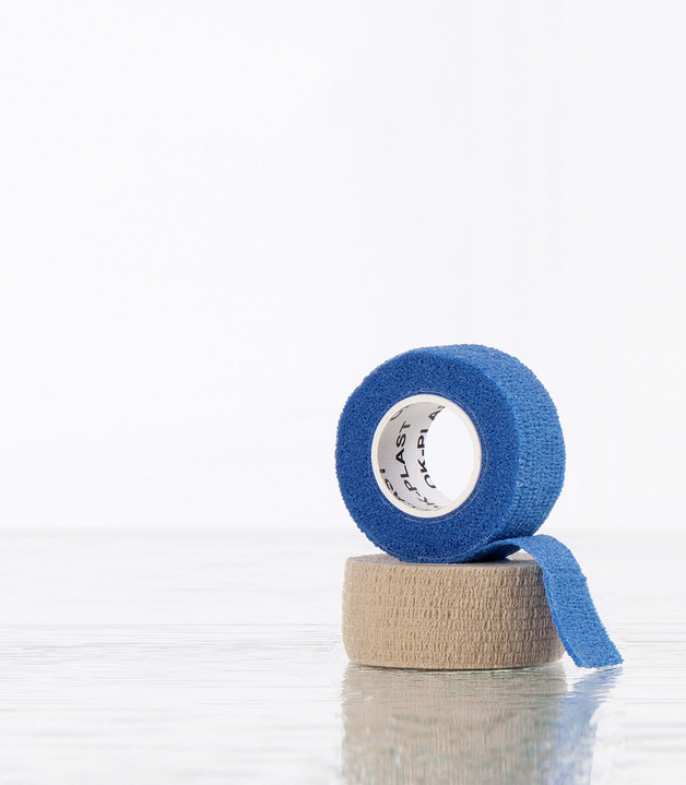 - Wundschnellverband, 2er-Set, in Farbe BLAU-BEIGE Ansicht 1