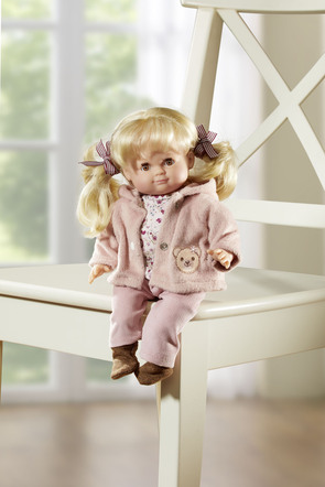 Spielpuppe Schlummerle mit Winterkleidung von Schildkröt