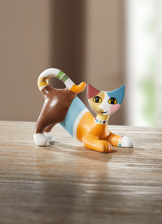 Figuren - Goebel Katze aus hochwertigem Biskuitporzellan, in Farbe BUNT