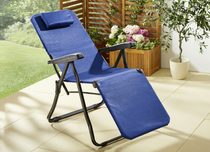 Gartenmöbel - Relax-Sessel Gravity, in Farbe BLAU Ansicht 1