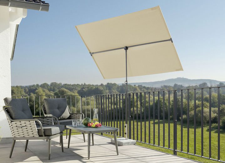 Sichtschutz und Sonnenschutz - Balkonblende Avellino, ideal als Sicht- und Sonnenschutz, in Farbe NATUR Ansicht 1