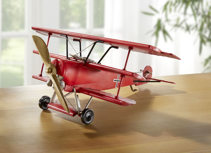 Sammlermodelle - Flugzeug «Red Baron», in Farbe ROT Ansicht 1