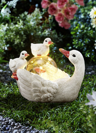 Solarlampe Gänse