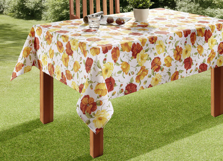 Tischdecke mit Fleckschutz-Ausrüstung