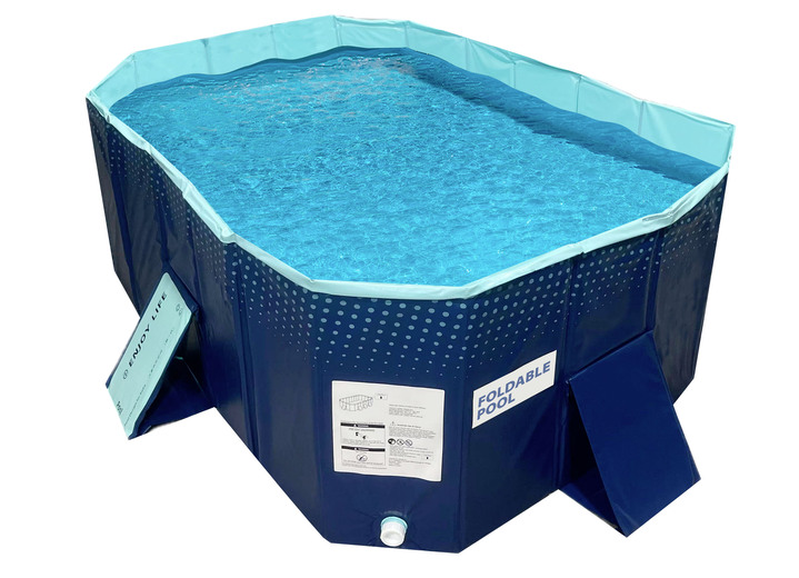 Freizeitspass - Faltbarer Pool, in Farbe BLAU, in Ausführung Pool S Ansicht 1