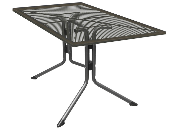 Gartenmöbel - Streckmetall-Gartenmöbel von MFG Freizeitmöbel, in Farbe ANTHRAZIT, in Ausführung Bistrotisch Mec-Mesh, 120x80 cm Ansicht 1