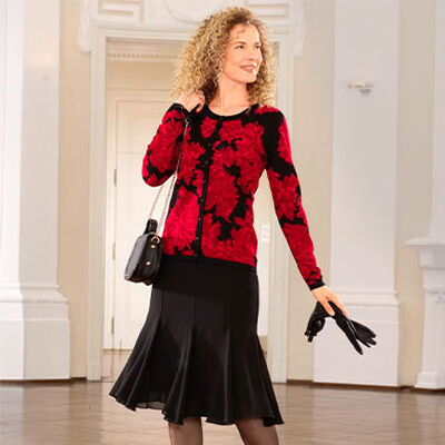 Bewerbung des Bereiches Strickmode