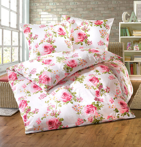 Bettw&auml;sche mit Rosen-Motiv