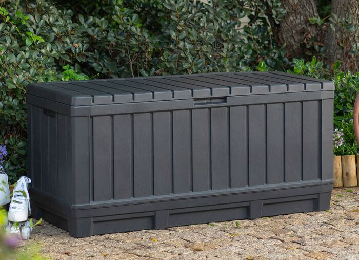 Kissenbox "Kentwood" in Holzoptik 