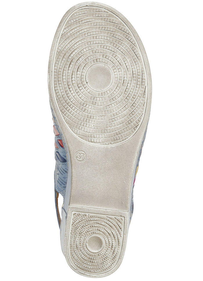 Gemini Sandalette mit raffinierten, bunten Flechtdurchzügen JEANS